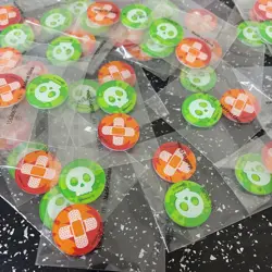 38 x Pokemon TCG Official Acrylic Coins Damage Burn & Poison Counters ETB NEW - Image 4