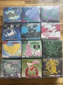 Lot of 12 Sealed Pokemon Elite Trainer Boxes – Mint Scarlet & Violet Mix! - Image 1