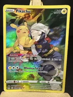 Pokemon TCG - Pikachu TG05/TG30 Lost Origin - Ultra Rare Holo - LP - Image 1