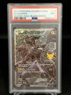 Zekrom 114/114 PSA 9 Pokemon Celebrations: Classic Collection - Image 1