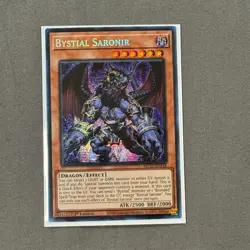 Bystial Saronir MP23-EN158 Prismatic Secret Rare 1st Edition - Image 1