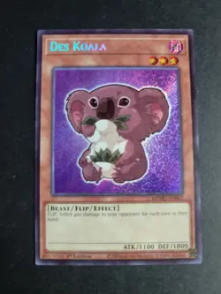 Des Koala MZMU-EN062 Secret Rare Yugioh Maze of Muertos - Image 1