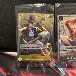 Monkey D Luffy Ace Sabo Set Of 3 P-075 One Piece Promotion Cards Foil Sealed - Image 4