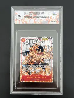 2023 One Piece Japanese Portgas D. Ace Manga Mini Graad 9,5 - Image 1