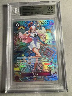 (~PSA 10) BGS 9.5 Uta SP OP-05 Awakening of the New Era One Piece OP02-120 - Image 1