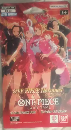 ONE PIECE Heroines Edition EB-03 Sleeved Booster Pack Bandai - NEW SEALED - Image 1