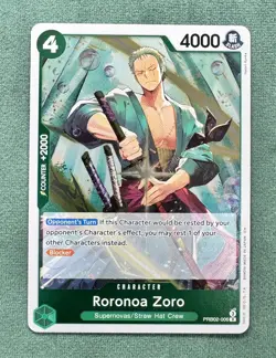 One Piece Premium Booster The Best Vol. 2 Roronoa Zoro PRB02-006 Foil NM - Image 1