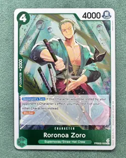 One Piece Premium Booster The Best Vol. 2 Roronoa Zoro PRB02-006 Foil NM - Image 2