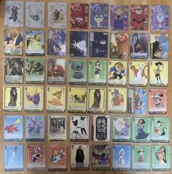 Disney 100 Weiß Schwarz Cardfun Sammlung NM 167 Karten Holo Limitiert - Image 1