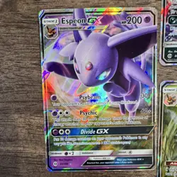 Pokemon GX Foil Card Lot Espeon Umbreon Leafeon Kommo-o Articuno 5 Cards - Image 2