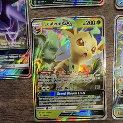 Pokemon GX Foil Card Lot Espeon Umbreon Leafeon Kommo-o Articuno 5 Cards - Image 4