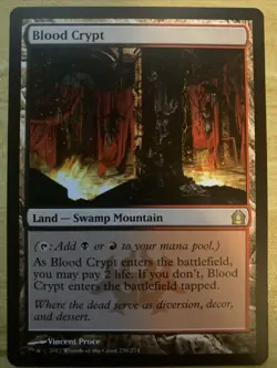 MTG Blood Crypt Return to Ravnica Card 238/274 Regular Rare - Image 1