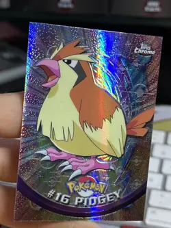 SPECTRA Pidgey #16 Topps Chrome 2000 Series 1 T.V Holo Pokemon Card TCG - Image 4