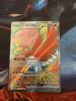Ethan's Ho-Oh ex 209/182 Ultra Rare Holo SV10: Destined Rivals Pokemon Card - Image 1