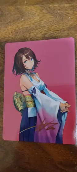 Yuna, Hope of Spira Art Card (Gold-Stamped Signature) Art Series: Final Fantasy - Image 1