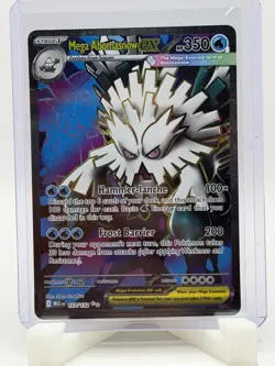 Mega Abomasnow ex 157/132 Mega Evolution Full Art Rare Holo Pokemon Card NM - Image 1