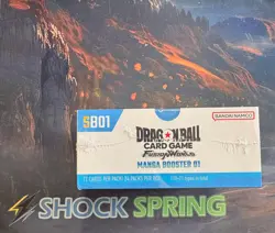 Dragon Ball Super Card Game SB01 Fusion World Manga Booster Box English (SEALED) - Image 3