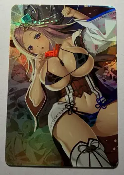 SEXY HEROINE WAIFU MILKY Name Unknown ACG PREMIUM HOLOFOIL CARD NM - Image 1