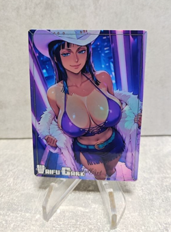 Nico Robin Trading Card Waifu Goddess Story Anime Girl holo Karte Manga Full Art - Image 1