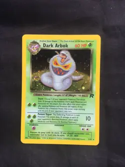 Pokemon Cards: Team Rocket Rare Holo: Dark Arbok 2/82 - Image 1