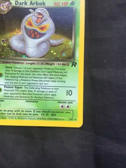 Pokemon Cards: Team Rocket Rare Holo: Dark Arbok 2/82 - Image 5