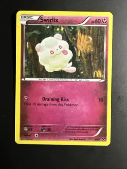 Pokemon Card - McDonalds 2014 Promo 9/12 - SWIRLIX [holo-foil] -LP - Image 1