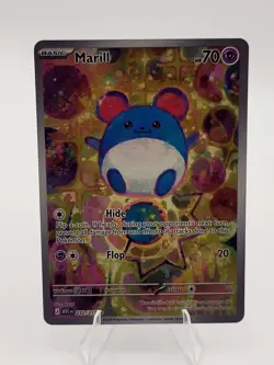 Pokemon Marill Illustration Rare Full Art Holo Card 232/217 Ascended Hero Eng - Image 1