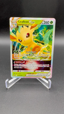 LEAFEON V Star Full Art Holo POKeMON 2022 TCG Promo Card# swsh195 NM - Image 2