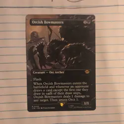 Orcish Bowmasters Lord of the Rings Regular Black Rare Creature Wizards English - Image 1
