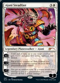 Ajani Steadfast - Foil x1 - Secret Lair Drop Series - NM-Mint, English - Secret - Image 1