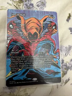 Saw in Half (Borderless) Marvel Universe Eternal-Legal Regular - Image 1