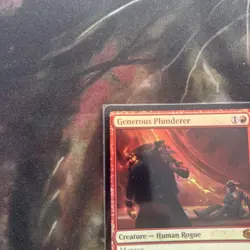 Near Mint, English - 1 x MTG Generous Plunderer - Foil Outlaws of Thunder Juncti - Image 2