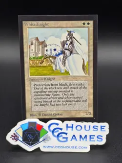 White Knight - Misprint Light Grey Collector's Edition CE NM/M *CGHouse* #WM - Image 1