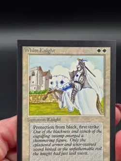 White Knight - Misprint Light Grey Collector's Edition CE NM/M *CGHouse* #WM - Image 3