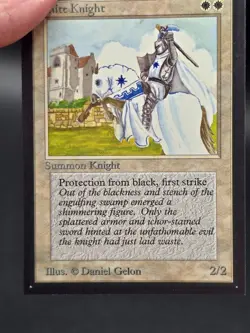 White Knight - Misprint Light Grey Collector's Edition CE NM/M *CGHouse* #WM - Image 4