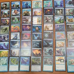 Whole COMMANDER Magic Deck - Heaven to Earth Games = BLUE Rare Tribal MERFOLK's - Image 3
