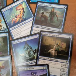 Whole COMMANDER Magic Deck - Heaven to Earth Games = BLUE Rare Tribal MERFOLK's - Image 5