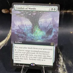 Conduit Of Worlds - Phyrexia: All Will Be One - Rare - Extended Art - MTG - 390 - Image 1
