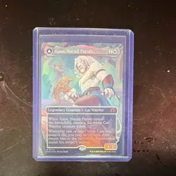 Magic: The Gathering Ajani Nacatl Pariah/Avenger Foil Creature/Planeswalker - Image 1