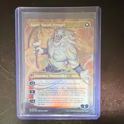 Magic: The Gathering Ajani Nacatl Pariah/Avenger Foil Creature/Planeswalker - Image 2