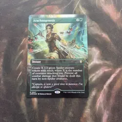MTG, Arachnogenesis FOIL (Borderless) 647 Commander Masters Foil NM - Image 1