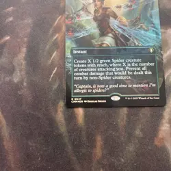 MTG, Arachnogenesis FOIL (Borderless) 647 Commander Masters Foil NM - Image 5