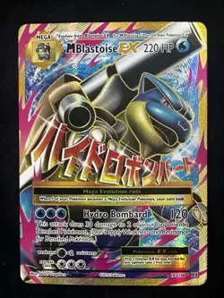 Pokemon TCG Mega M Blastoise EX Evolutions Full Art Ultra Rare Holo Card 102/108 - Image 1