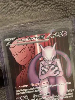 Pokemon TCG Team Rockets Mewtwo EX 213/182 Destined Rivals S&V - Image 3