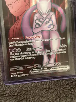 Pokemon TCG Team Rockets Mewtwo EX 213/182 Destined Rivals S&V - Image 4