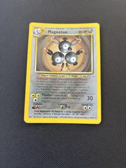 Pokemon Card Neo Revelation Set Holo Magneton 10/64 WOTC - Image 2