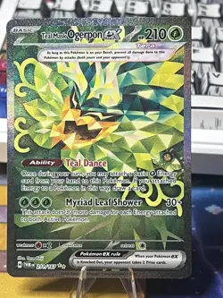 Pokemon TCG English Teal Mask Ogerpon ex 211/167 Holo SIR Twilight Masquerade - Image 1