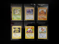 POKEMON TCG 1999 BASE SET ✨ ALL NON-HOLO RARES ✨ (#17-22) (6 CT.) - LP - Image 1