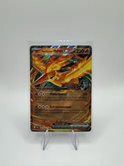 Pokemon: Team Rocket's Moltres EX #31/182 Destined Rivals Stamp Double Rare NM - Image 1