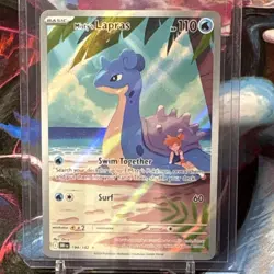 Pokemon Misty's Lapras Illustration Rare Holo 194/182 Sv10: Destined Rivals - Image 1